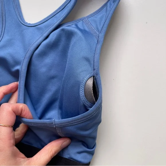 Nike Women's Dri-Fit Blue Sports Bra - Picture 5 of 5